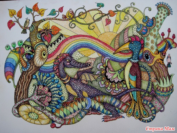 Дудлинг и зентангл