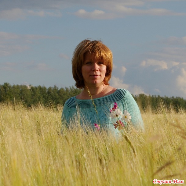 Что ты делаешь со мной, Таня?!?! Или пуловер "Рябь" в мятном цвете.