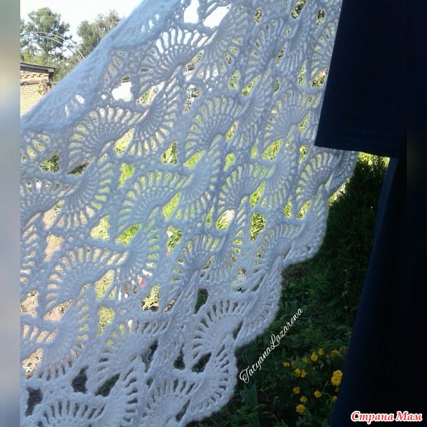 . Палантин Кружевной