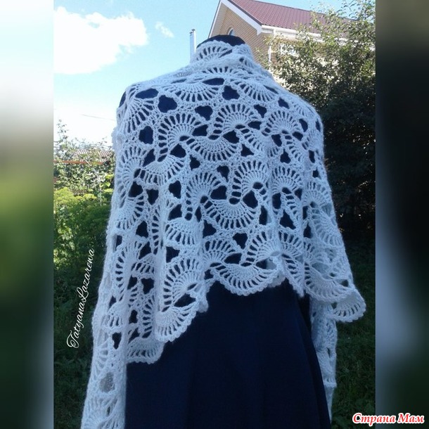 . Палантин Кружевной