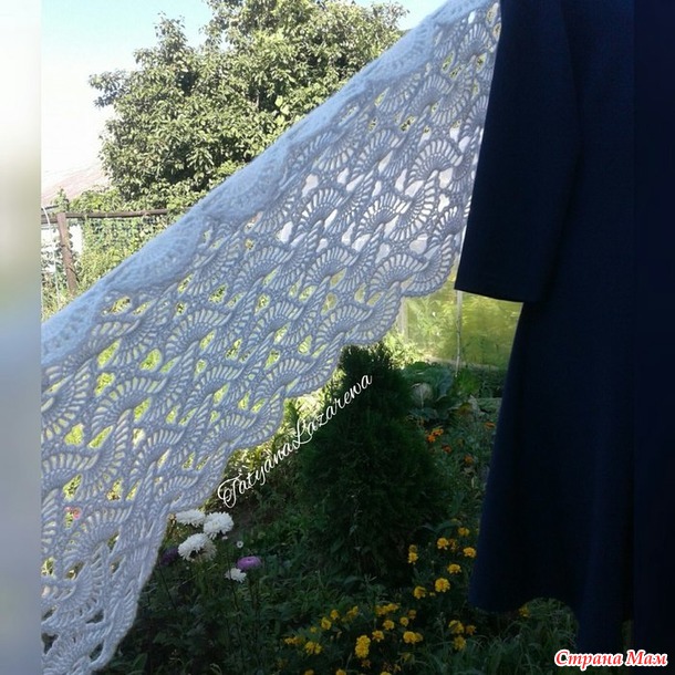 . Палантин Кружевной