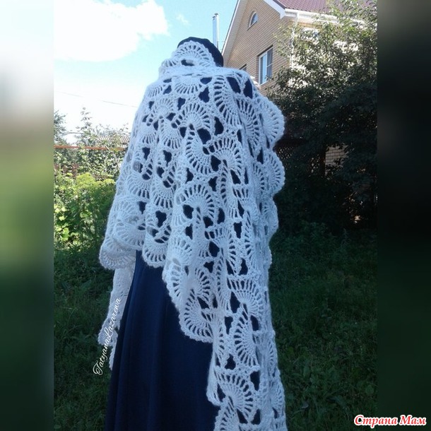 . Палантин Кружевной