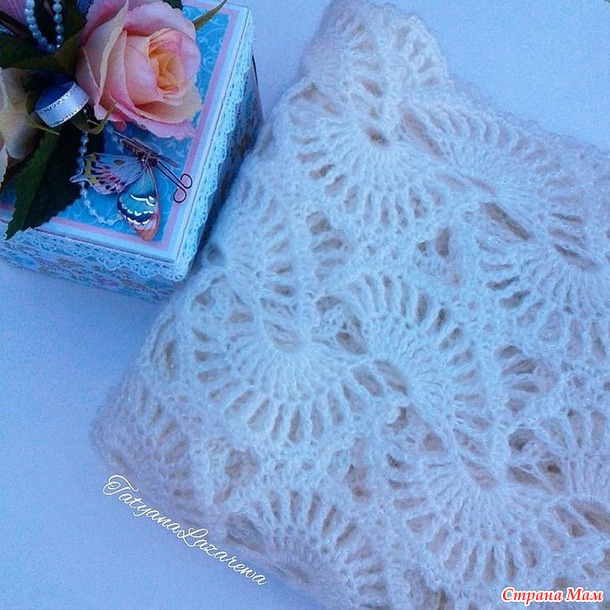 . Палантин Кружевной