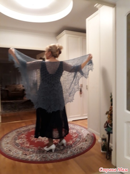 Моя шаль " Амитола " - Amitola Lace Shawl by Anna Victoria