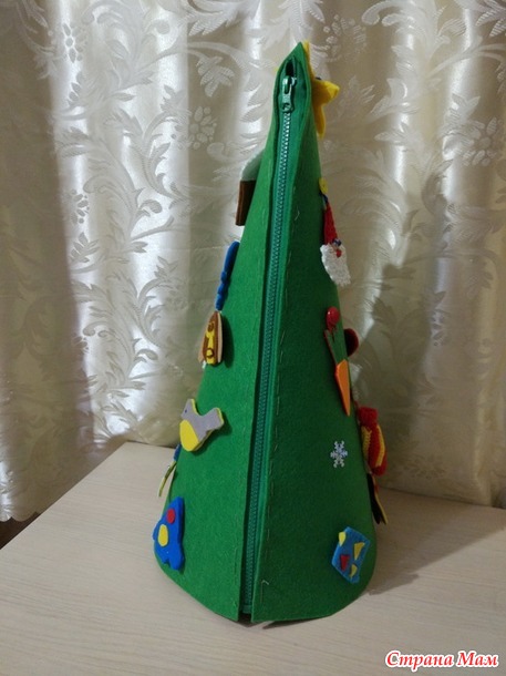 Ёлочка новогодняя для мелкой моторики.