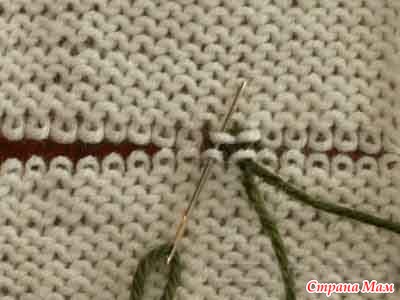 трикотажный шов на изнаночной глади. платочный шов вязание. шов на изнаночной вязке. петли платочной вязки. платочный шов вязание.