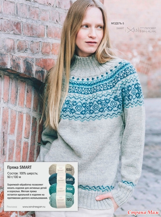 Lopapeysa - знаменитый исландский свитер с круглой кокеткой