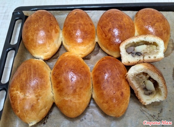 Печеные пирожки с начинкой