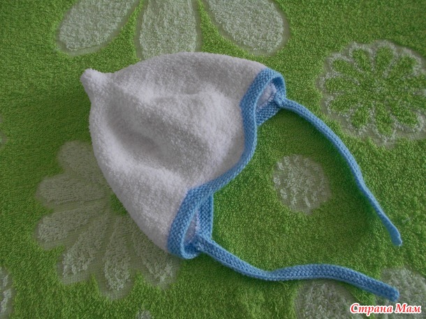 Комплект для новорождённого из плюшевой пряжи спицами. - Вязание ...