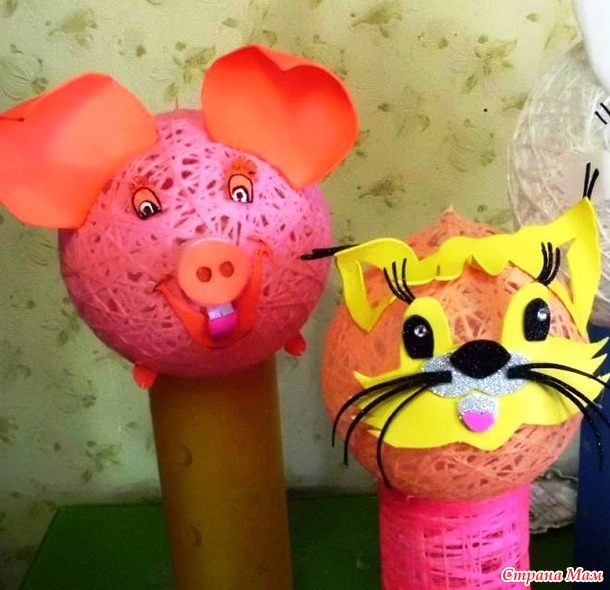 Светильник в детскую Котик Часть 2