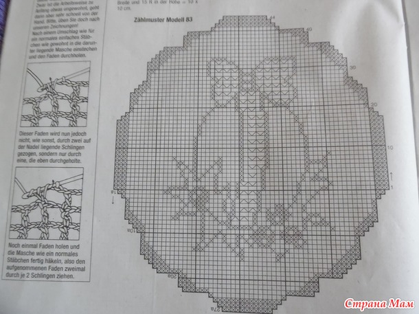 Вязание крючком схемы салфетки пасхальные схемы