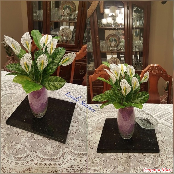 Каллы из бисера