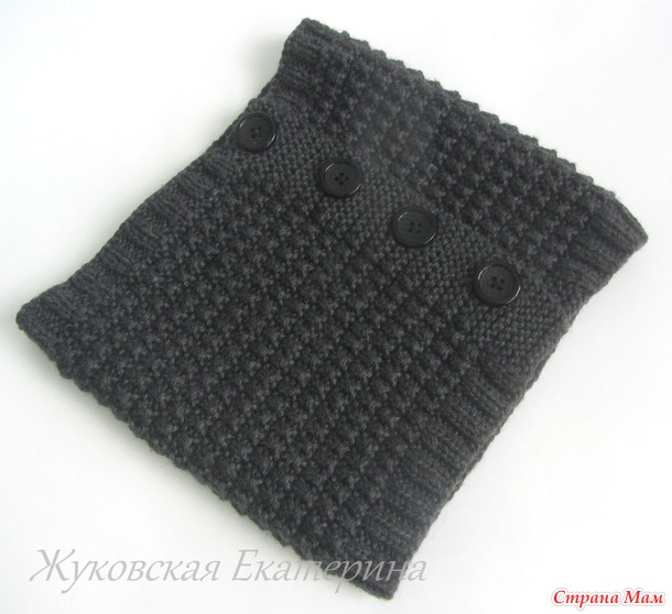 Комплект из шапочки и снуда для мальчика подростка
