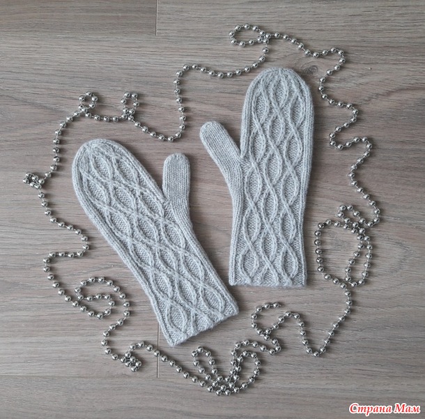 Варежки из шерсти яка для себя, любимой.
