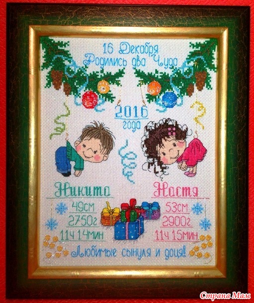 Метрика для двойняшек