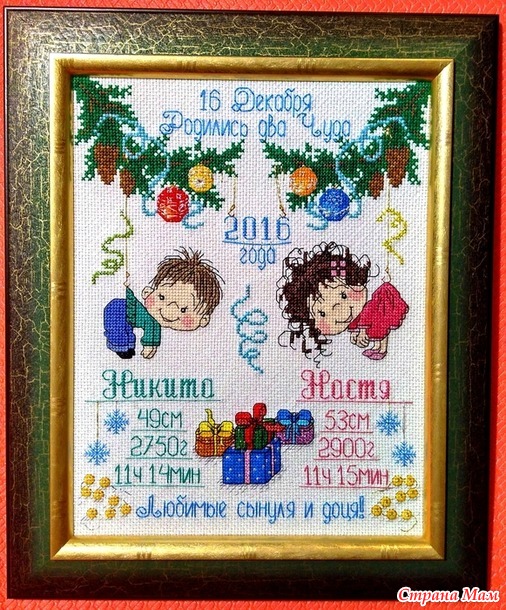 Метрика для двойняшек