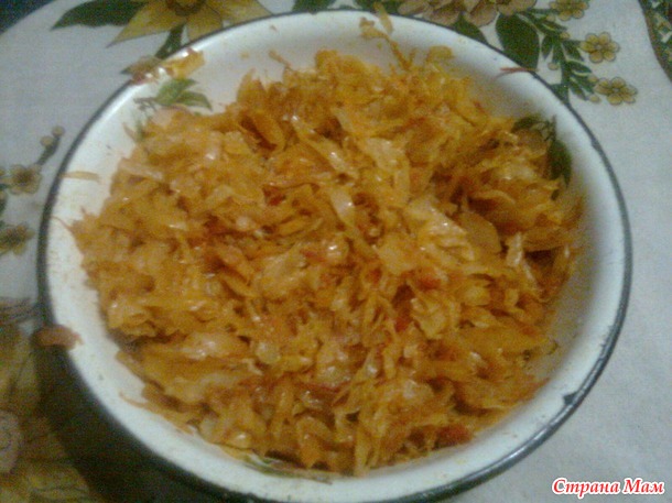 Капуста тушеная