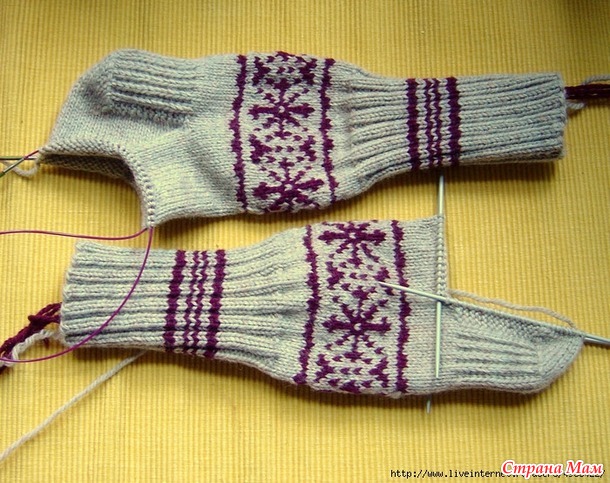    "Hiking"   . Eesti Trail Hiking Socks by Nancy Bush.