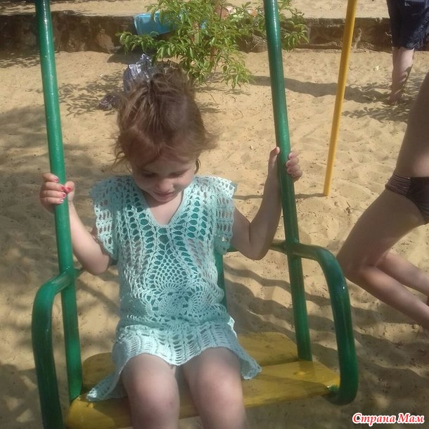 . Пляжные туники фэмели лук цвета айсберг