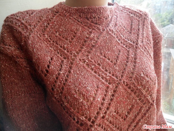  .   .Knitted jumper. Author Elena Bass.