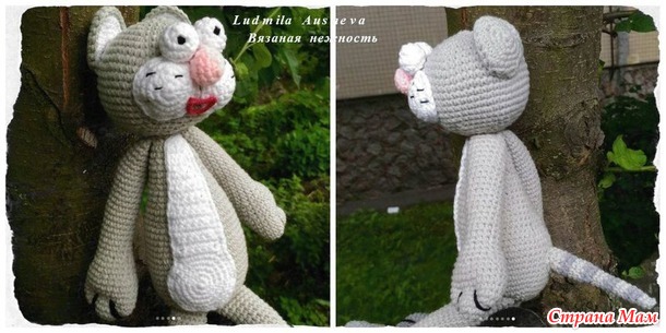 Котёнок Василий с улицы Лизюкова (крючком)