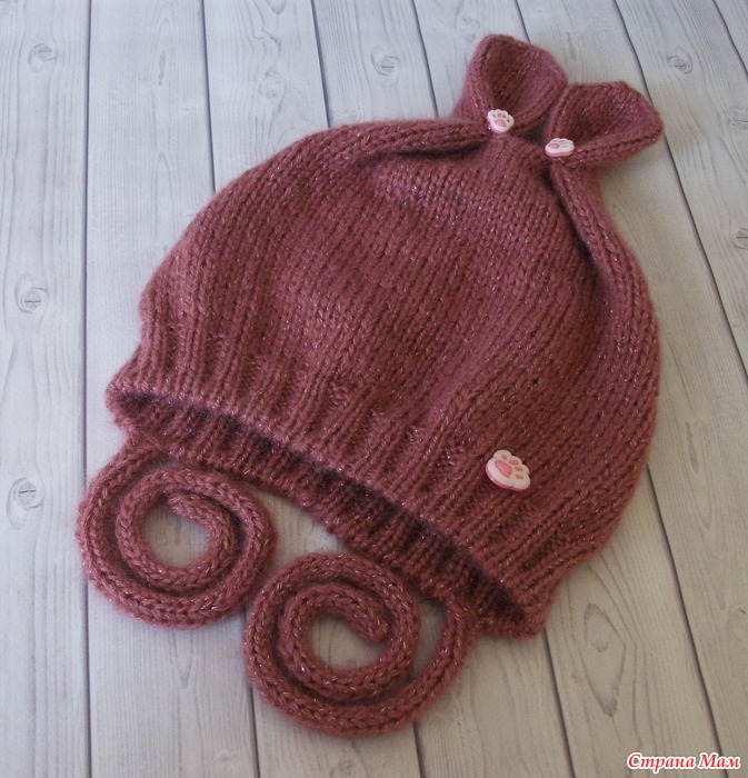 "Ушастые" шапочки. - Вязание - Страна Мам