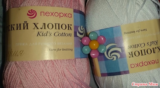 Шапочка для хвостиков и косыночка любимой девчушке