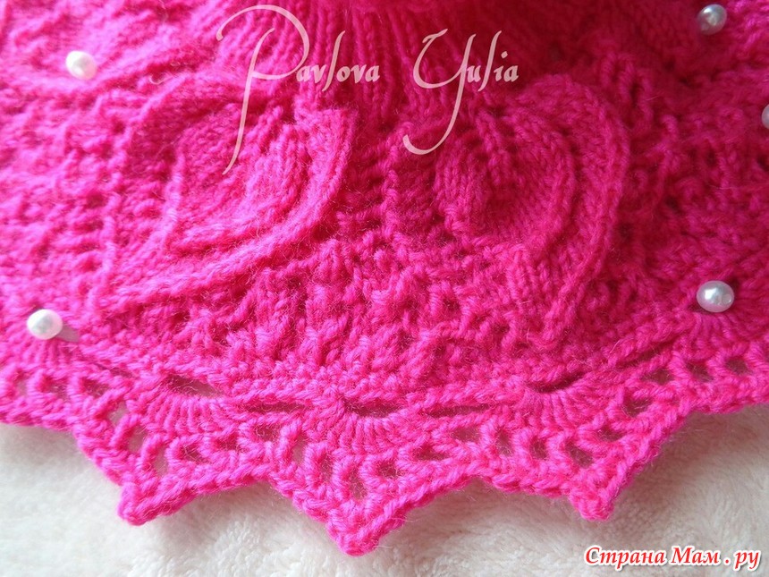 Манишка для девочки. - Вязание для детей - Страна Мам