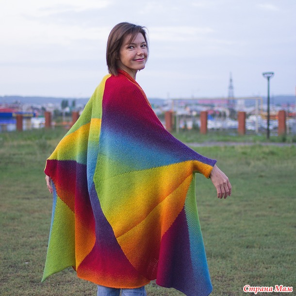 Яркие кардиганы из кауни для весны