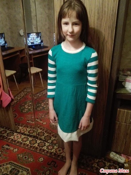 . Платье для дочки. Можно сказать Family look