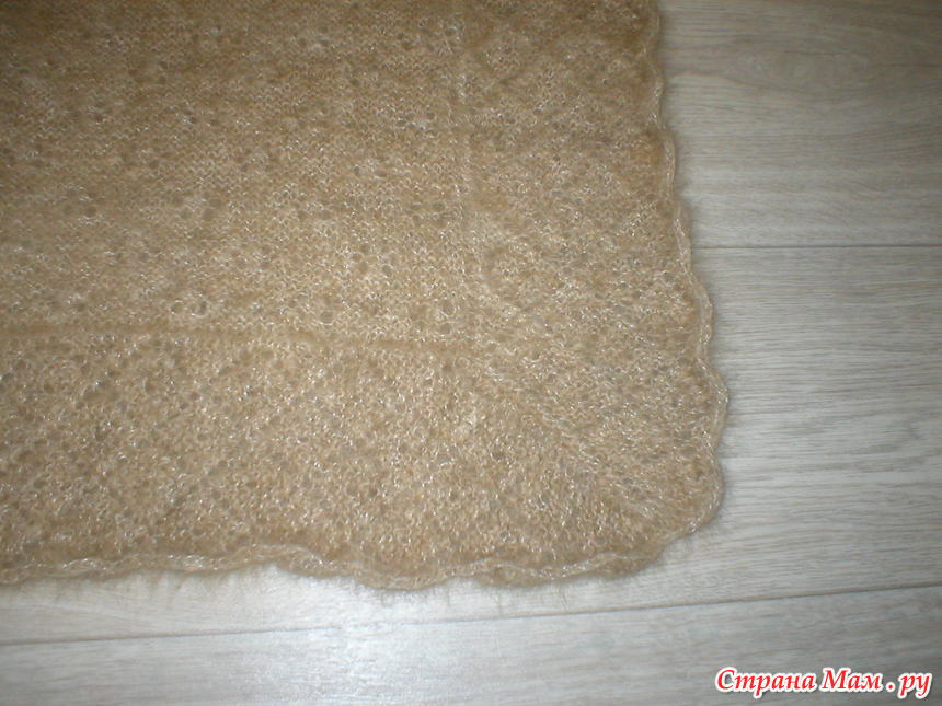 Пуховый платок из собачьей шерсти - Страна Мам