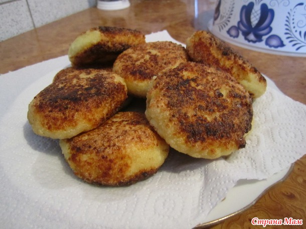Сырники (фото-шпаргалка для дочери)