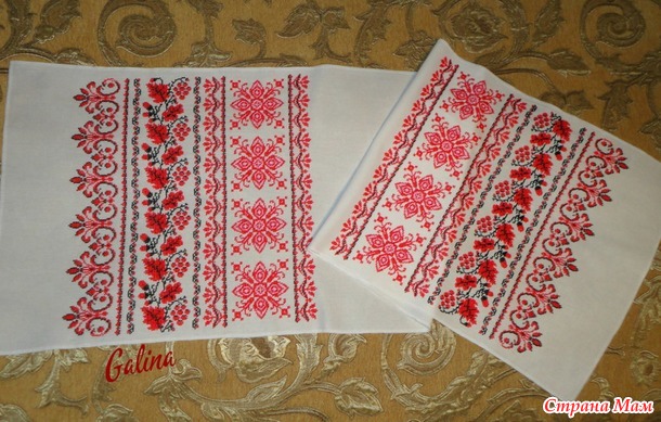 Рушник бисером
