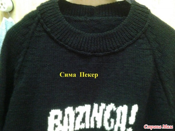 Джемпер сыну.