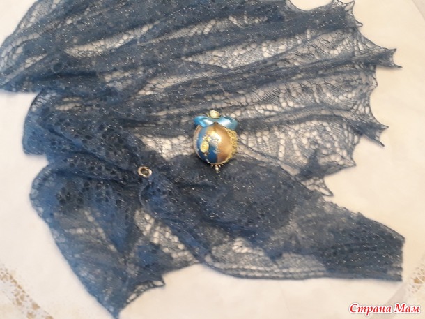 Моя шаль " Амитола " - Amitola Lace Shawl by Anna Victoria