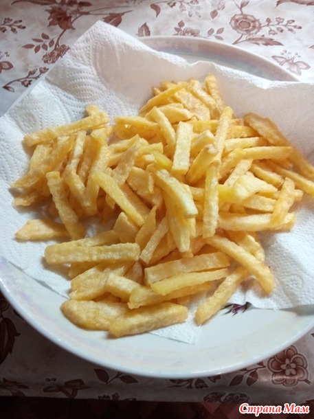 Картошка фри в мультиварке.