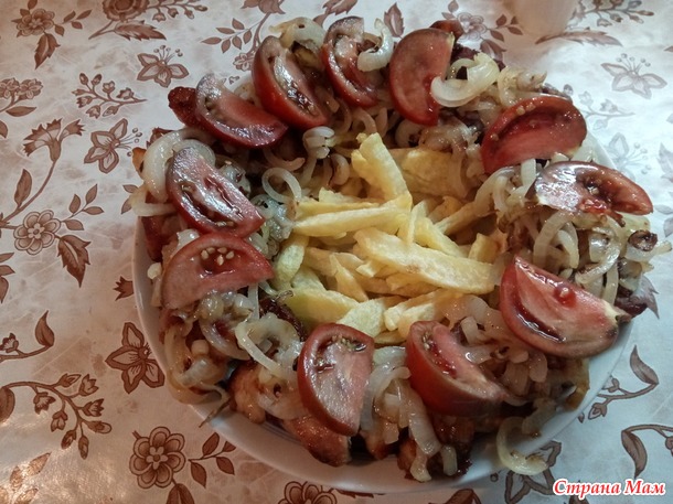 Картошка фри в мультиварке.