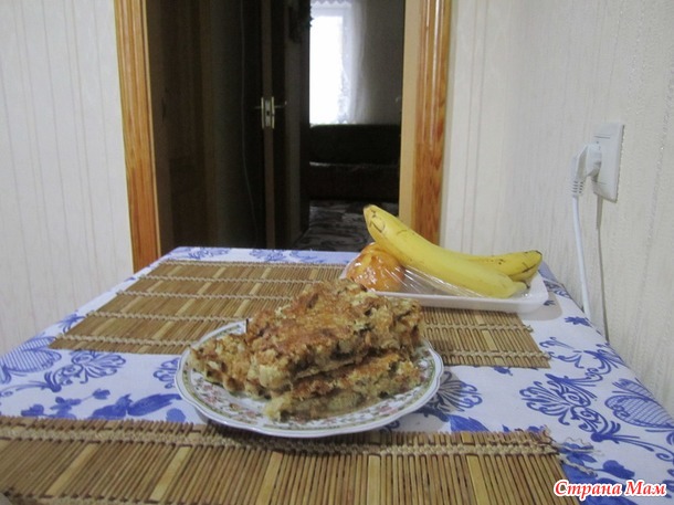 Быстрый песочный пирог с яблоками
