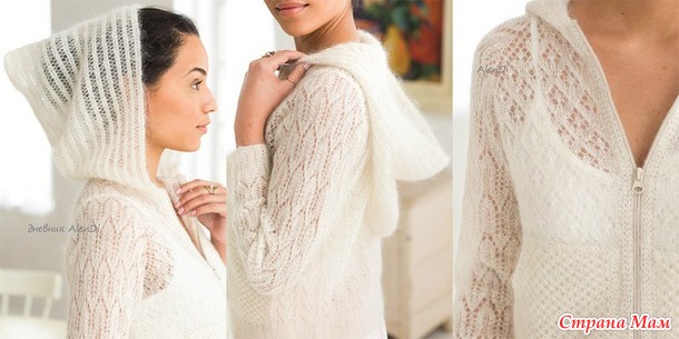 Кардиган с капюшоном/Lace Hoodie by Brooke Nico