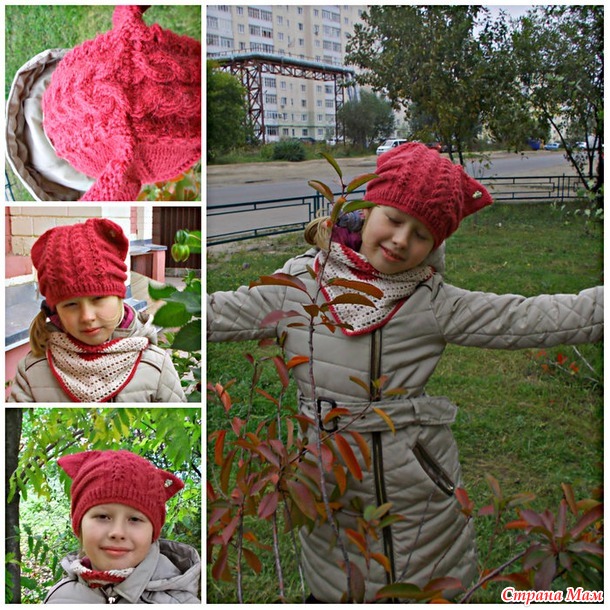 Шапка "кошечка"