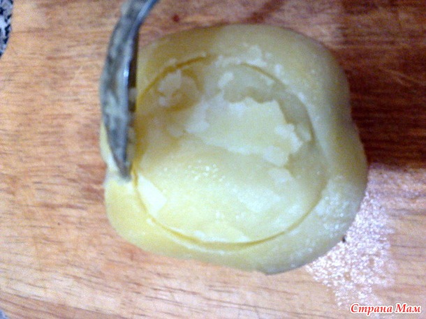 Запечёный "сырный" картофель, фаршированный грибами или ветчиной