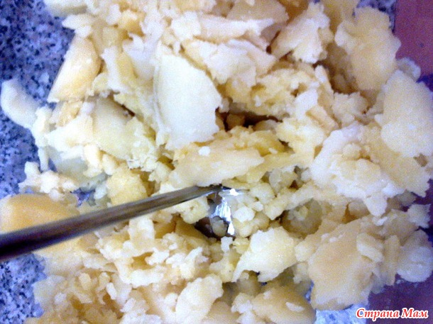 Запечёный "сырный" картофель, фаршированный грибами или ветчиной