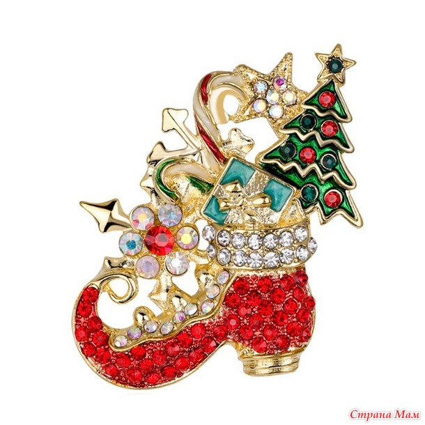 Новогодние брошки (ссылки на АЛИ).