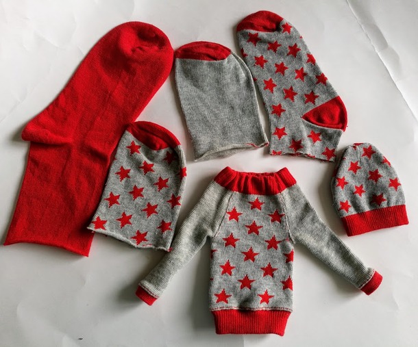 Поделки своими руками: Одежда для куклы из носка - manikyrsha.ru