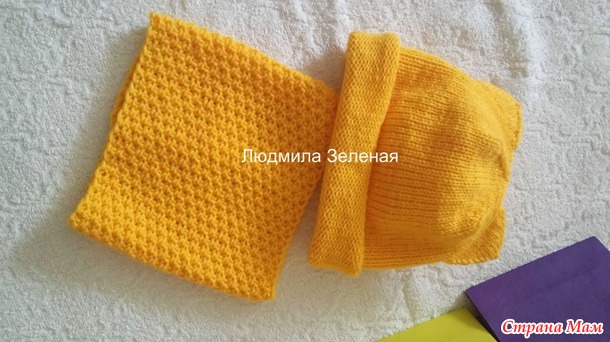 Котошапочки спицами
