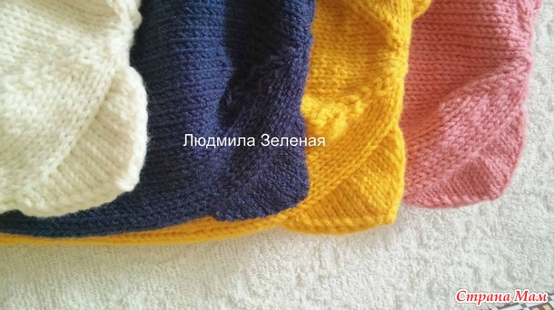 Котошапочки спицами