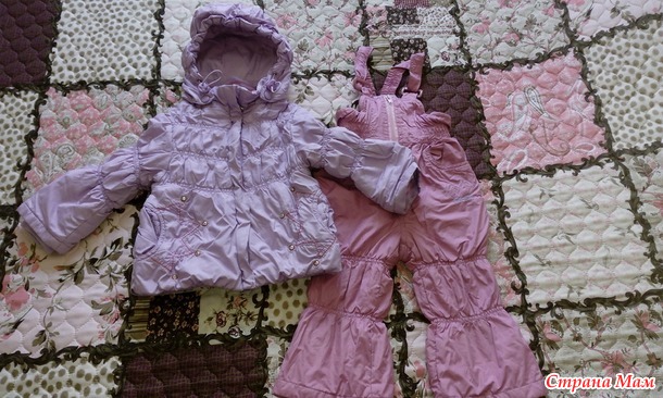Продам б/у зимние и демисезонные  вещи на девочку с рождения до 2 лет. Россия