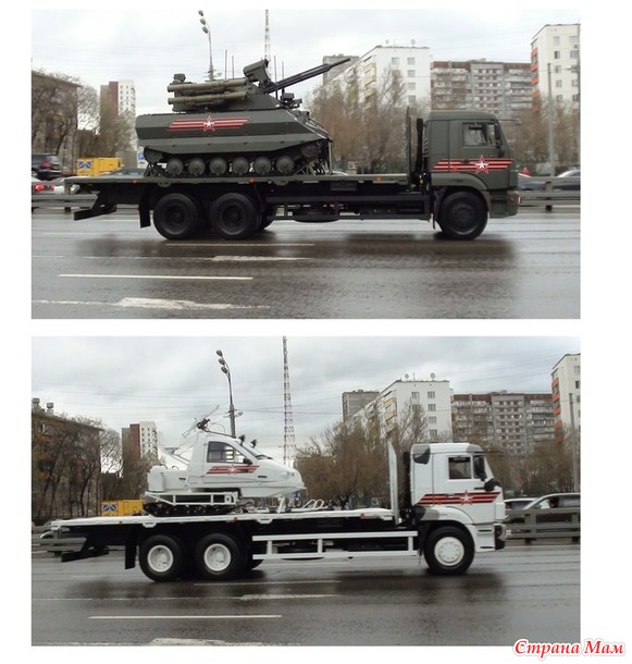 Танки в городе