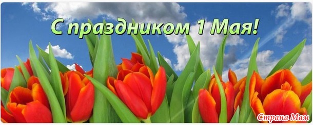 Первомай - поздравленья принимай!!!