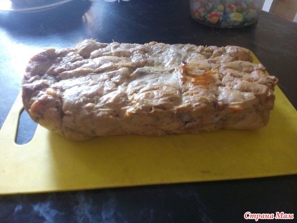 Колбаса из курицы вареная и запеченая.
